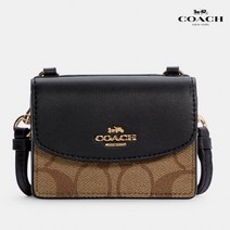 코치 플랩 카드케이스 ID목걸이 & 크로스 C5577 Flap Card Case On Lanyard