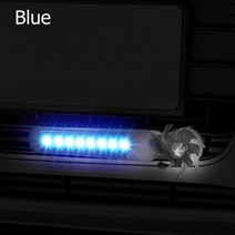 차량용경광등 싸이키경광등 태양광경광등 야광밴드 자동차 자동 배선 풍력 그릴 차량 조명 팬 회전 방향 지시등 안 경고 램프 주간 주행 램프, 푸른