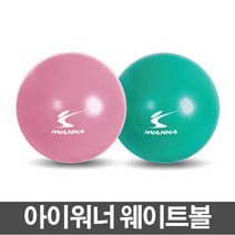 아이워너 웨이트볼 소프트 토닝볼 1.5kg 민트 PVC외