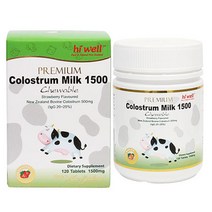 하이웰 프리미엄 초유 1500 120츄어블정 딸기맛, 120정, 1개