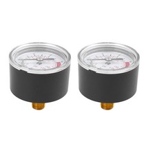 Liyun TOP 2X 0 12BAR 170PSI 10Mm Thread Gas Air Pump Pressure Gauge Compressor Manometer SL1638, 1개