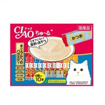 이나바 챠오츄루 고양이 간식, 참치 가다랑어 버라이어티, 2개