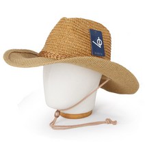 베이직엠 바캉스모자 여름 지사모자 카우보이 페도라 심플 목끈