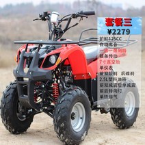 4륜구동 농업용 ATV 소형 짐운반 오토바이 산악 사륜바이크 레저용 네발바이크, 패키지 3/하나의 내부 및 하나