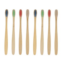 4p+4p 친환경 대나무 칫솔 나무칫솔 미세모 부드러운 칫솔모, 대나무칫솔 4p+4p