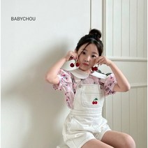 (아꾸꼬) 체리멜빵팬츠(여름신상)