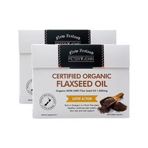 피터앤존 아마씨유 오일 유기농 플렉시드 200캡슐 x 2통, 2개, 200정