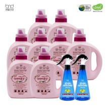 세제혁명 이젠드라이 플러스 1 000ml 8통 + 얼룩제거제 250ml 2개