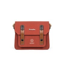 할렘버니 해링본 빈티지 카메라 가방 미니 - 후지 XS10 라이카 Q 소니 A7C용, 수박레드-미니캔버스 2607 버건디