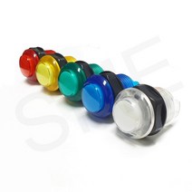 28-1011300 오락기스위치 28파이 원형 LED 푸쉬 버튼 스위치, BLUE