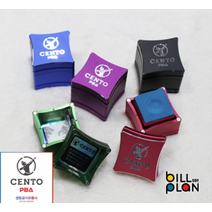 당구센토2단초크케이스 PBA 개인용품 쿠드롱초크 김치빌리어드 몰리나리 프로당구 당구장, 블랙