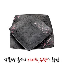 ATT 도자기 아이(i) 민 정사각 접시 파스타 스파게티 샐러드 과일 접시 한식 일식 플레이트 [옵션선택] CO43664U2451, [AT]1호 8.7인치