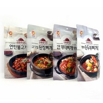 청정원 고메레시피 양념 찌개양념 불고기양념 4종류 택1, 된장찌개양념130g, 본상품선택