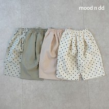 무드때때 유아 아동 남녀공용 봄 배기 아방핏 주름 면바지