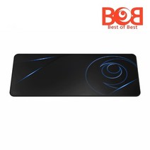 BOB패드 베이직 오버로크 게이밍 장패드, 블루, 1개