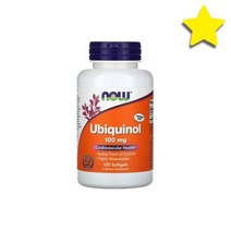 나우푸드 유비퀴놀 Ubiquinol 100mg 120캡슐, Now Foods 유비퀴놀 100mg 120캡슐