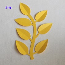 자이언트 플라워 인공 잎 배경 거대한 종이 정글 사파리 웨딩 파티 장식 베이비 샤워 화환 큰 포도 나무, 16 No 16_03 25CM