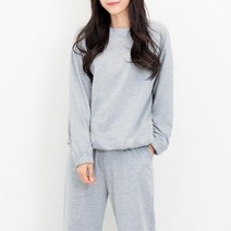 고급스러움 이지룩코디 패션 일상복 밴드무지맨투맨티셔츠 내츄럴룩 여자 트레이닝복 일상룩 헬스복상의 운동