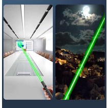 USB 충전식 초강력 레이저 포인터 모던한 디자인, 비즈니스그레이 밝은레드라이트메탈텍스처[1팩]