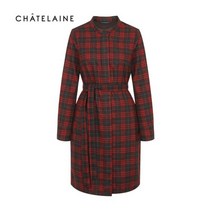 [샤트렌] 울 체크 원피스