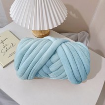 뷰라뷰 자이언트 얀 빅얀 망고실 핑거니팅 벨벳 1kg, 06. 스카이