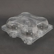 투명 사각 플라스틱 과일팩 DA-414 사과 복숭아4입(소) 300개