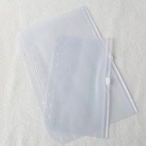 6공 다이어리 투명 수납포켓 A5 A6 사이즈 수납포켓A5