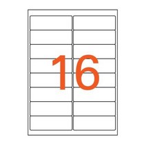 잉크젯 투명라벨 IC-3107 5매 16칸 폼텍, 없음