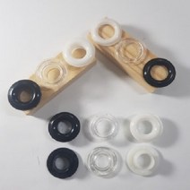 대성스냅 플라스틱 아일렛 20mm 24mm, 100set, 20화이트