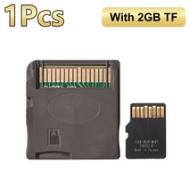 메모리 카드 마이크로 SD카드 Micro 1/10Pcs R4 비디오 게임 다운로드 닌텐도 NDS 불타는 Flashcard 어댑터, 1Pc With 2GB TF, CHINA, 한개옵션1, 02 1Pc With 2GB TF