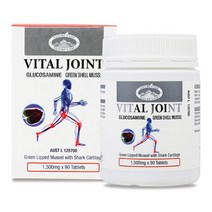 네이쳐스탑 바이탈 조인트 글루코사민 초록입홍합 1500mg 90타블렛 Nature's Top Vital Joinit Glucosamine 1500mg 90 Tablets, 1개, 90개입