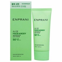 엔프라니 알로에 워터프루프 선크림 100ml SPF50+ PA++++, 상세페이지 참조, 상세페이지 참조, 상세페이지 참조