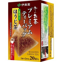 이토엔 오이차 프리미엄 티백 호지차 1.8g×20봉, 단품