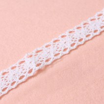 [대원] 토션레이스 15mm화이트 덕용
