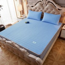 Cooling natural thai latex summer mat ice 실크 bed mat for summer soft cool bed sheet set home cools 접, 4, 180x200cm 3개 세트