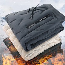 남성기모바지 방한 겨울작업복 트레이닝 남자 방한복