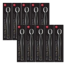 플라코 칫솔 5+5/초극세모 치아미백 치석제거 흑진주