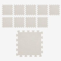 펫트리움 모더닉 반려동물용 EVA 퍼즐매트 10입 애견매트, 문그레이