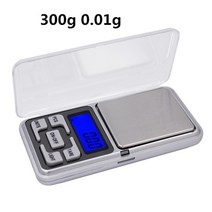 1000g 0.1g 미니 전자 저울 1kg lcd 디지털 포켓 무게 보석 diomand, 협력사, 300g 0.01g
