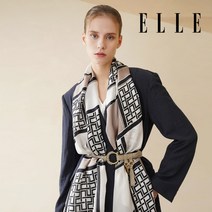 [AK PLAZA] [엘르] 모던블럭 실크 롱 스카프 SE249S306