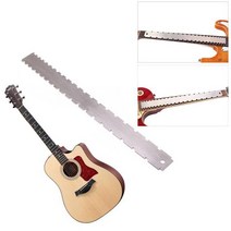 기타 목 눈금자 Luthier 측정 도구 포크 전기베이스 노치 스트레이트 에지 게이지 프렛 레벨링 수리 장치
