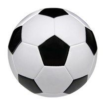 축구 기계봉 PVC 축구 5호, 흑백