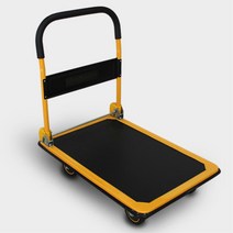 폴딩 손잡이 핸드카트 소형 운반 카트 접이식손수레 식당용 무거운짐옮기기 포장대행, 1개, 중 화이트