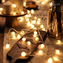 인블룸 크리스마스 앵두전구 80구+건전지세트 크리스마스조명, 80구