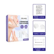 주름패치 미간 파자 이마 눈가 주름 패치 40/60PCS 페이스 리프팅 패치 보이지 않는 안티 링클 스티커 처진, 02 A-40pcs