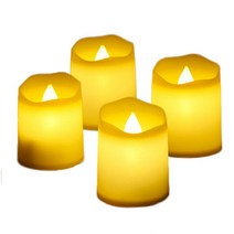 캔들워머24Pcs Flameless LED Candle Creative Wishing Tea Light Warm White Halloween Christmas Decor, 한개옵션0