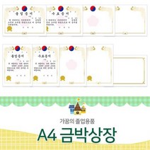 제이스토어 / 착한 어린이집 유치원 상장 어린이상 졸업 증서, NO.655(칼라하늘)