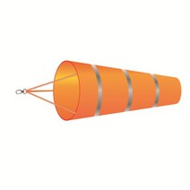 Windsock-야외 풍향 항공 윈드삭스 가방 형광 방수 날씨 베인 공항 정원 농장, 1m, 주황색, 02 orange_01 1m