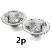 리빙블링 2p 욕조 배수구망(6.8cmX3.5cm) 하수구 배수 싱크대 씽크 욕실용품 욕조 망 배수캡