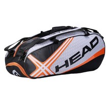 헤드 원래 테니스 가방 3-6 테니스 라켓 남자 테니스 배낭 djokovic 같은 유형 테니스 라켓 배낭 신발 구획, 주황색